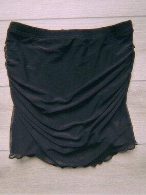 avidlove ruched double layer skirt